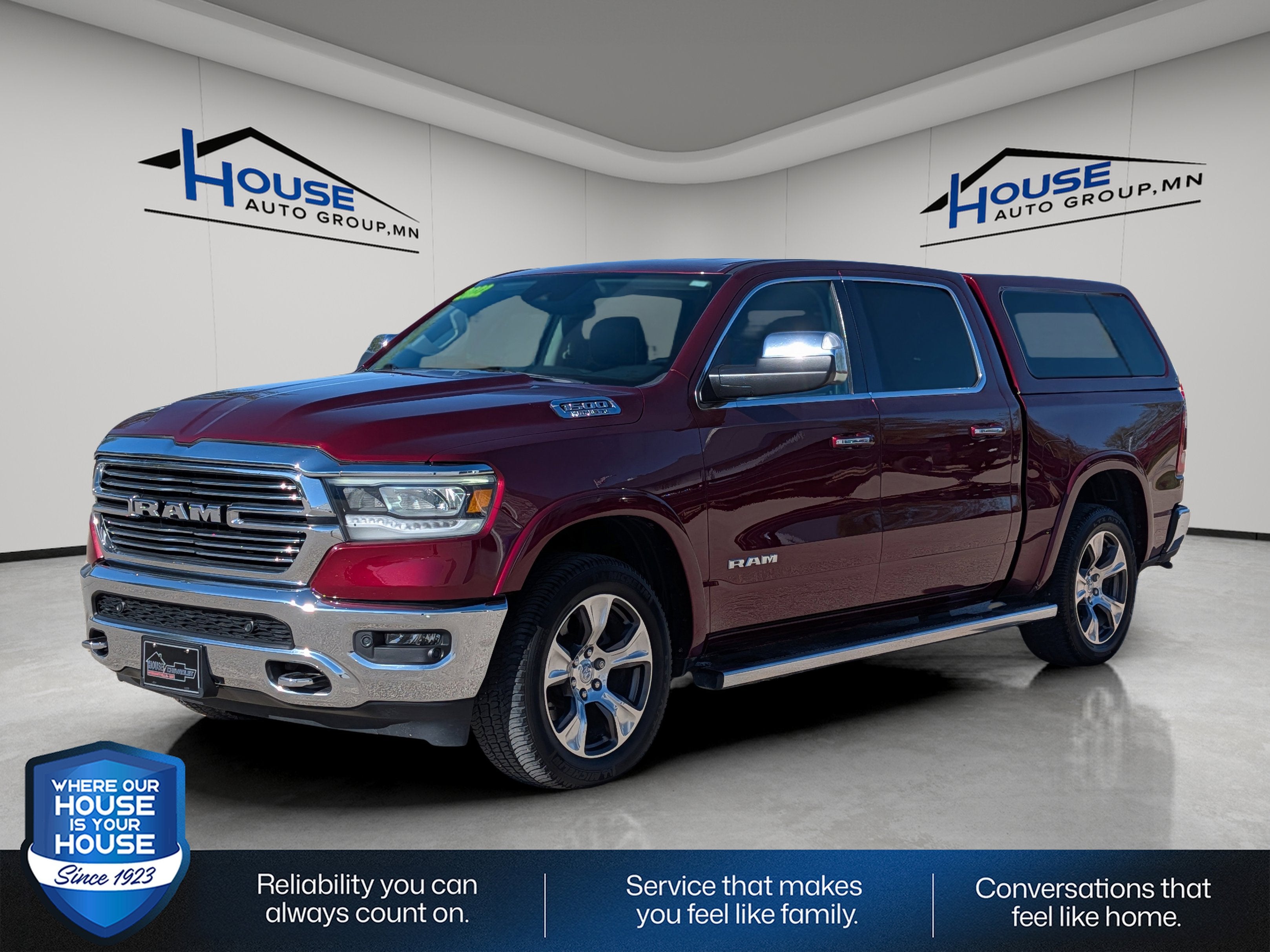 Used 2022 RAM Ram 1500 Pickup Laramie with VIN 1C6SRFJTXNN235646 for sale in Stewartville, Minnesota