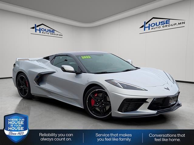 Used 2022 Chevrolet Corvette 3LT with VIN 1G1YC3D41N5114827 for sale in Stewartville, Minnesota