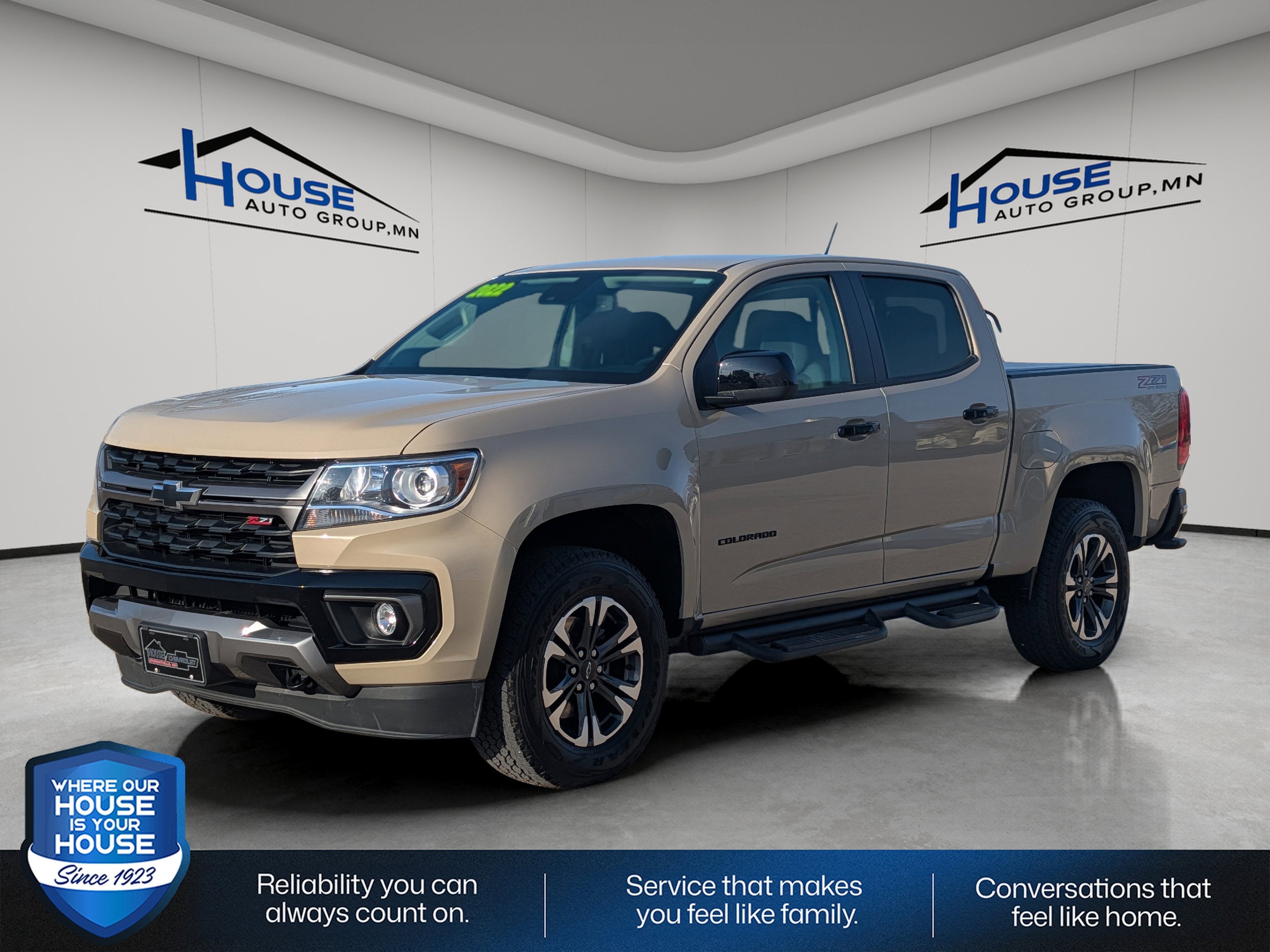 Used 2022 Chevrolet Colorado Z71 with VIN 1GCGTDEN1N1147852 for sale in Stewartville, Minnesota