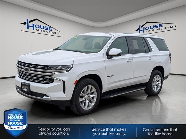 Used 2023 Chevrolet Tahoe Premier with VIN 1GNSKSKDXPR532447 for sale in Stewartville, Minnesota