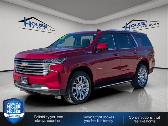 Used 2022 Chevrolet Tahoe High Country with VIN 1GNSKTKL4NR302140 for sale in Stewartville, Minnesota