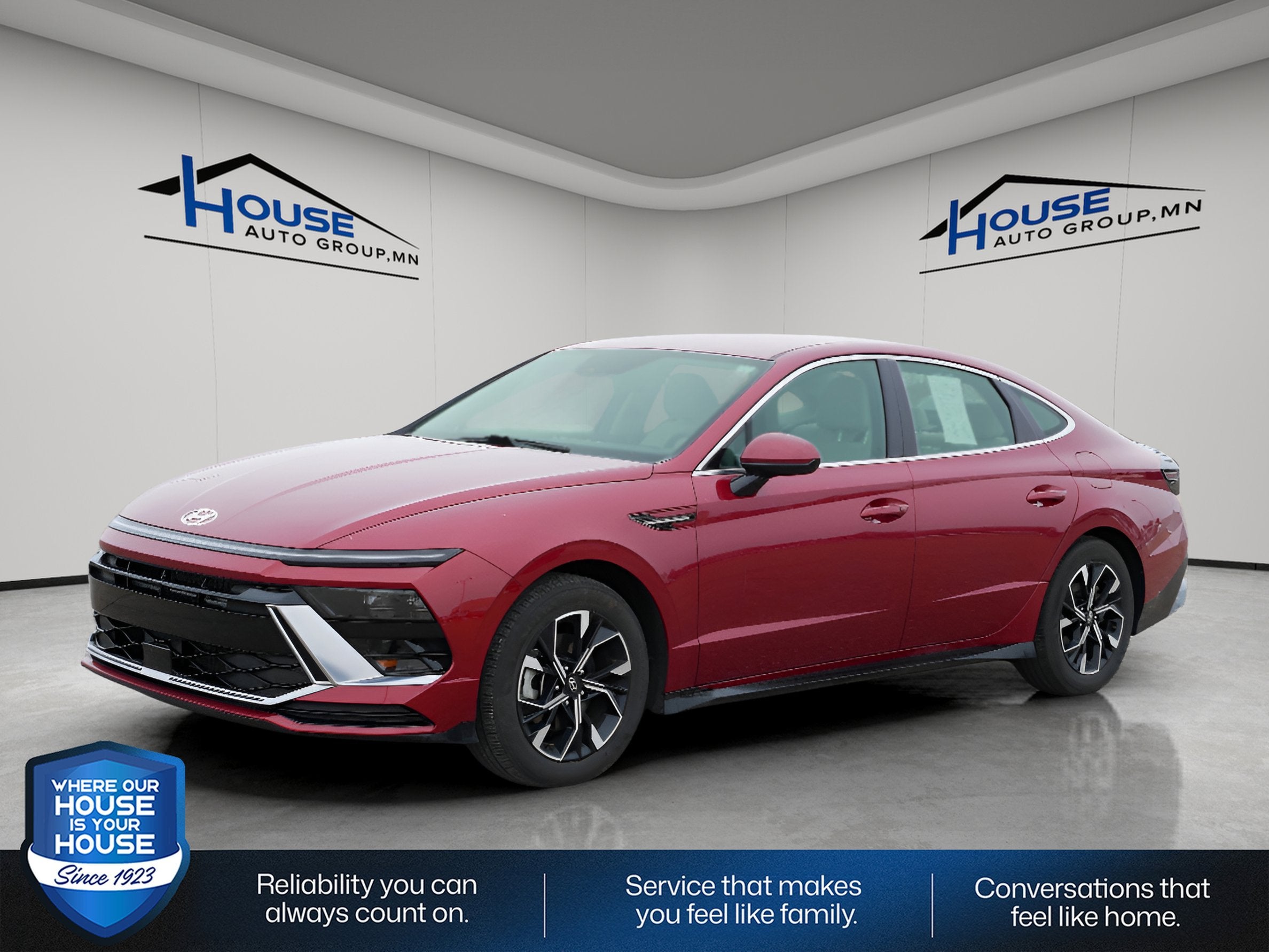 Used 2025 Hyundai Sonata SEL with VIN KMHL64JA2SA448016 for sale in Stewartville, Minnesota