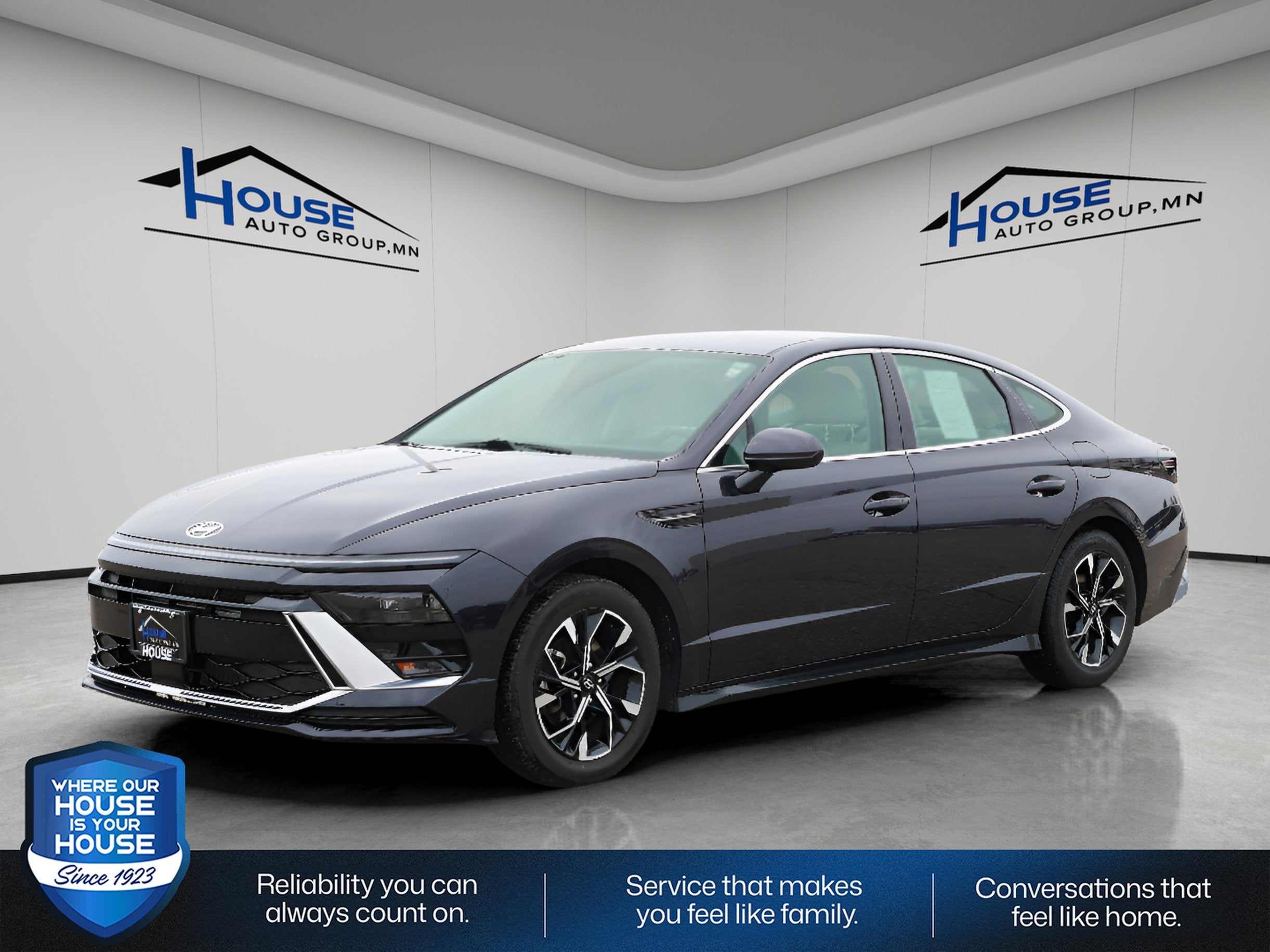 Used 2025 Hyundai Sonata SEL with VIN KMHL64JA8SA432578 for sale in Stewartville, Minnesota